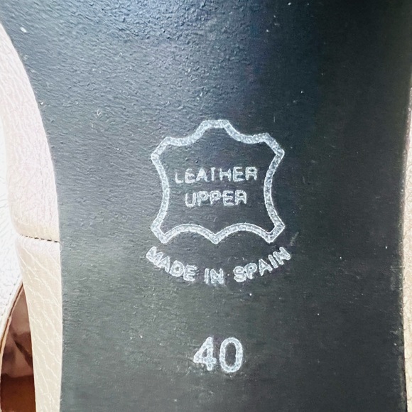 blue illusion Shoes Silver Flat Slip On Size 40 - Picture 8 of 9